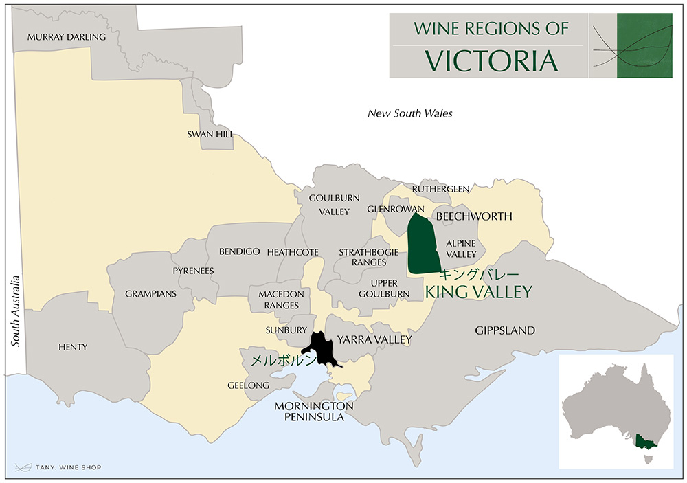 King valley map